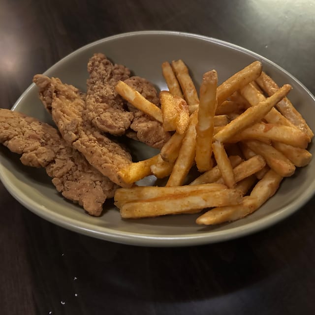 Chicken Strips & Fries.