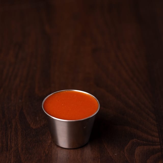 Side Texas Pete Hot Sauce.